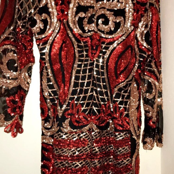 Sequence deep v dress - Picture 4 of 4